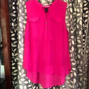 Torrid sleeveless blouse.